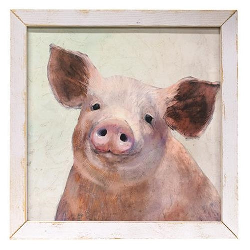 Scrapple Framed Print White Frame