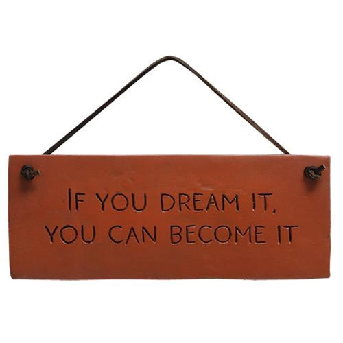*If You Dream It Resin Sign  (Pack of 4)