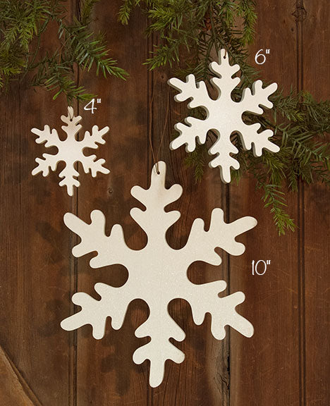 Snowflake Ornament - 6" (Pack of 4)