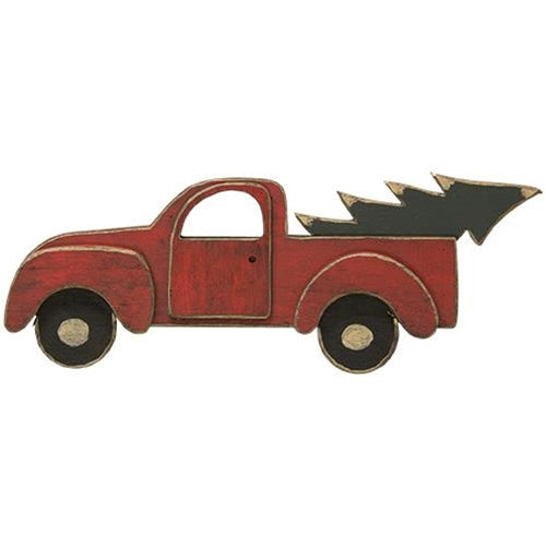 Red Christmas Truck