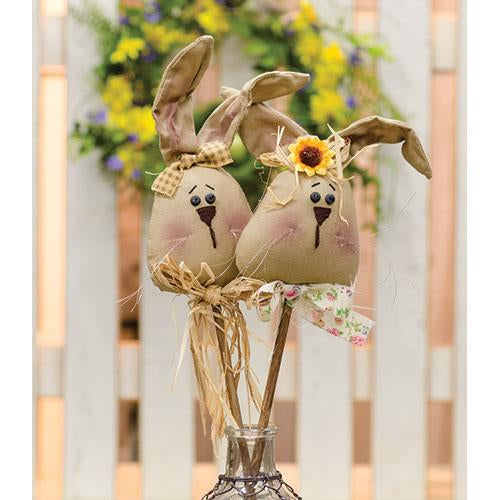 Bunny Head Pick 2 Asstd. (Pack of 4)