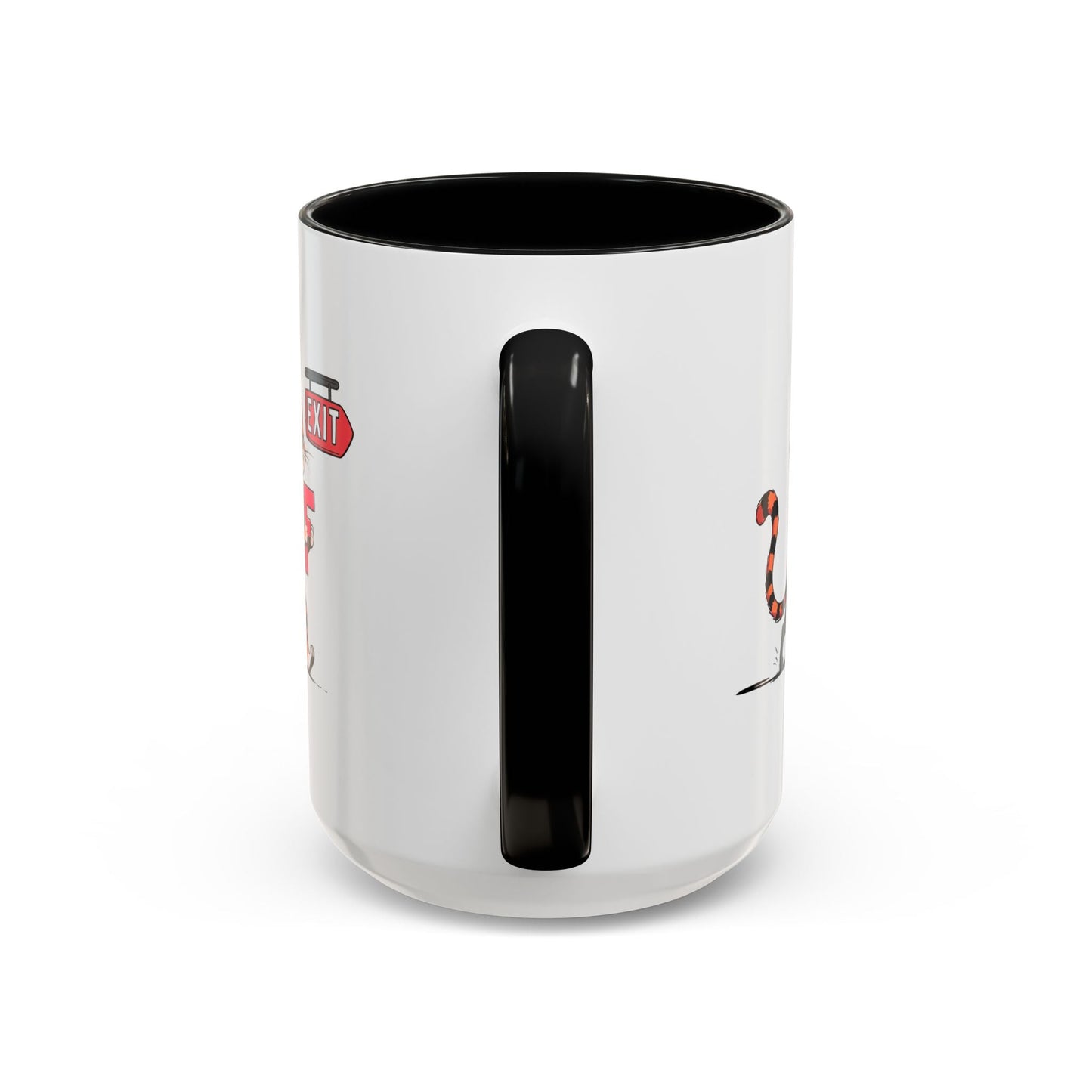 Getting the F Outta Here Cat Coffee Mug