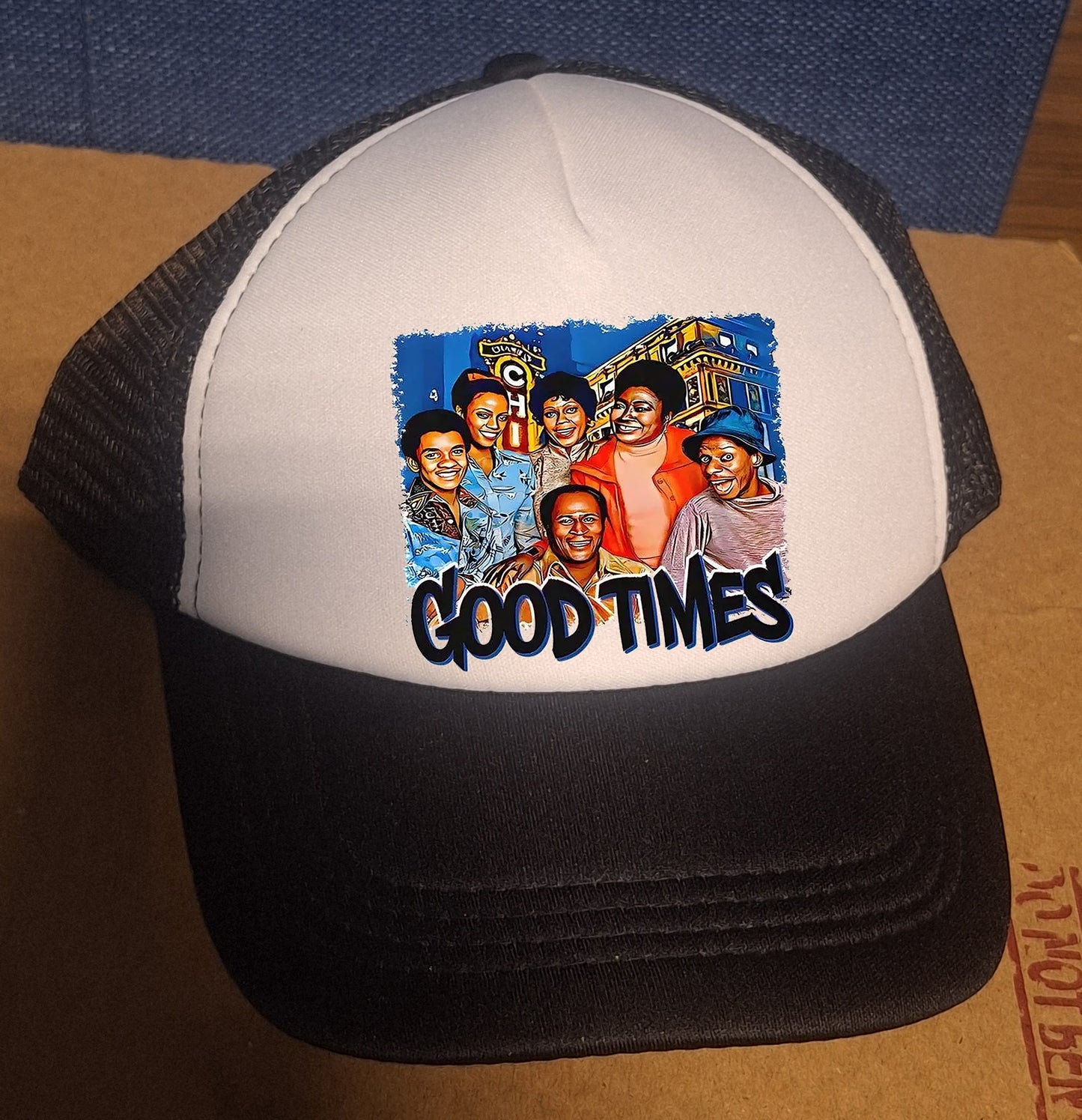 Adjustable Trucker Baseball Hat Cap Good Times