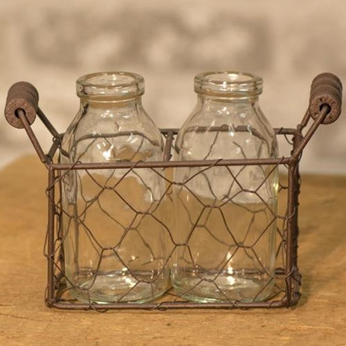 2 Bottles w/ Wire Carrier (Pack of 4)