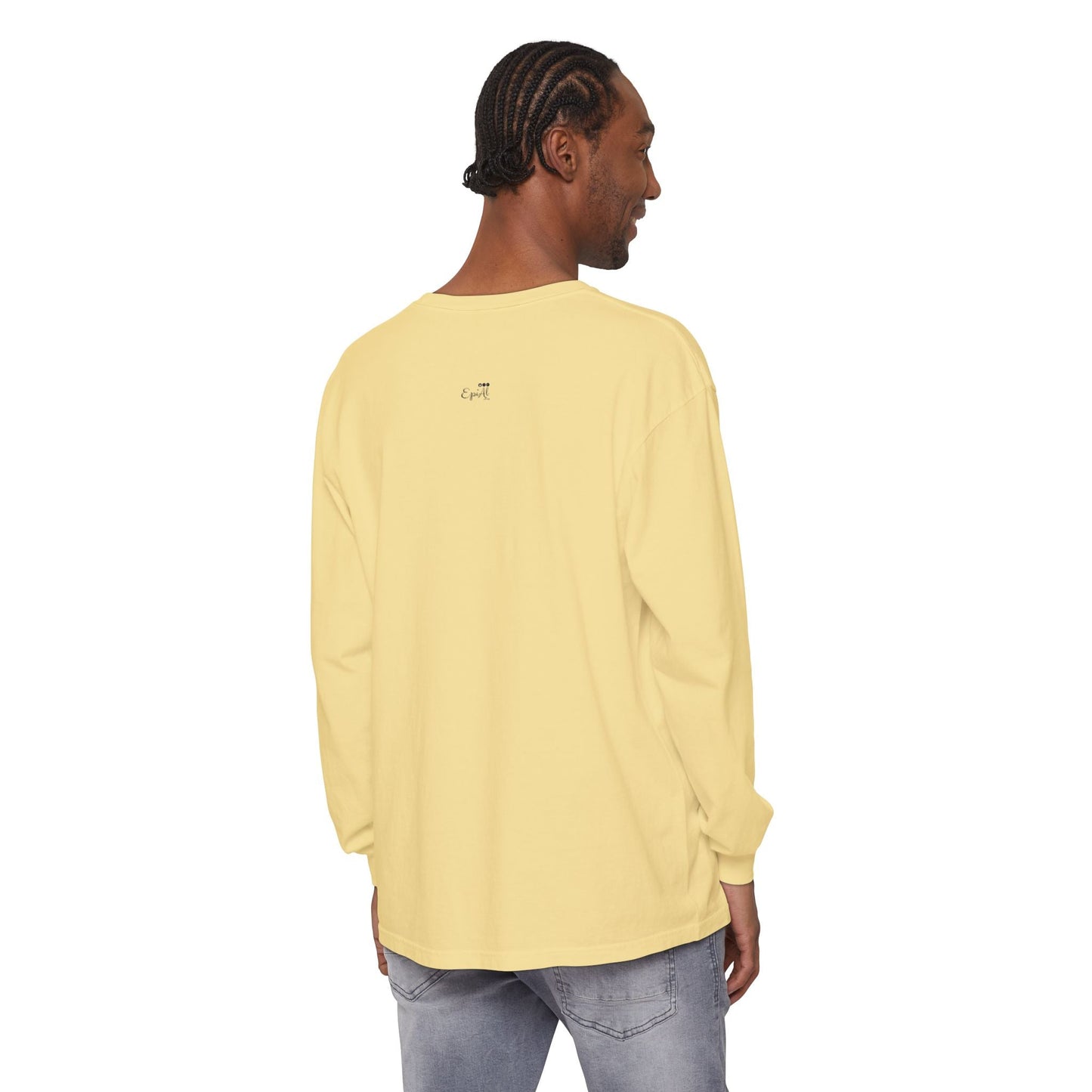 Halloween Cat Long Sleeve Tee, Unisex Spooky Shirt
