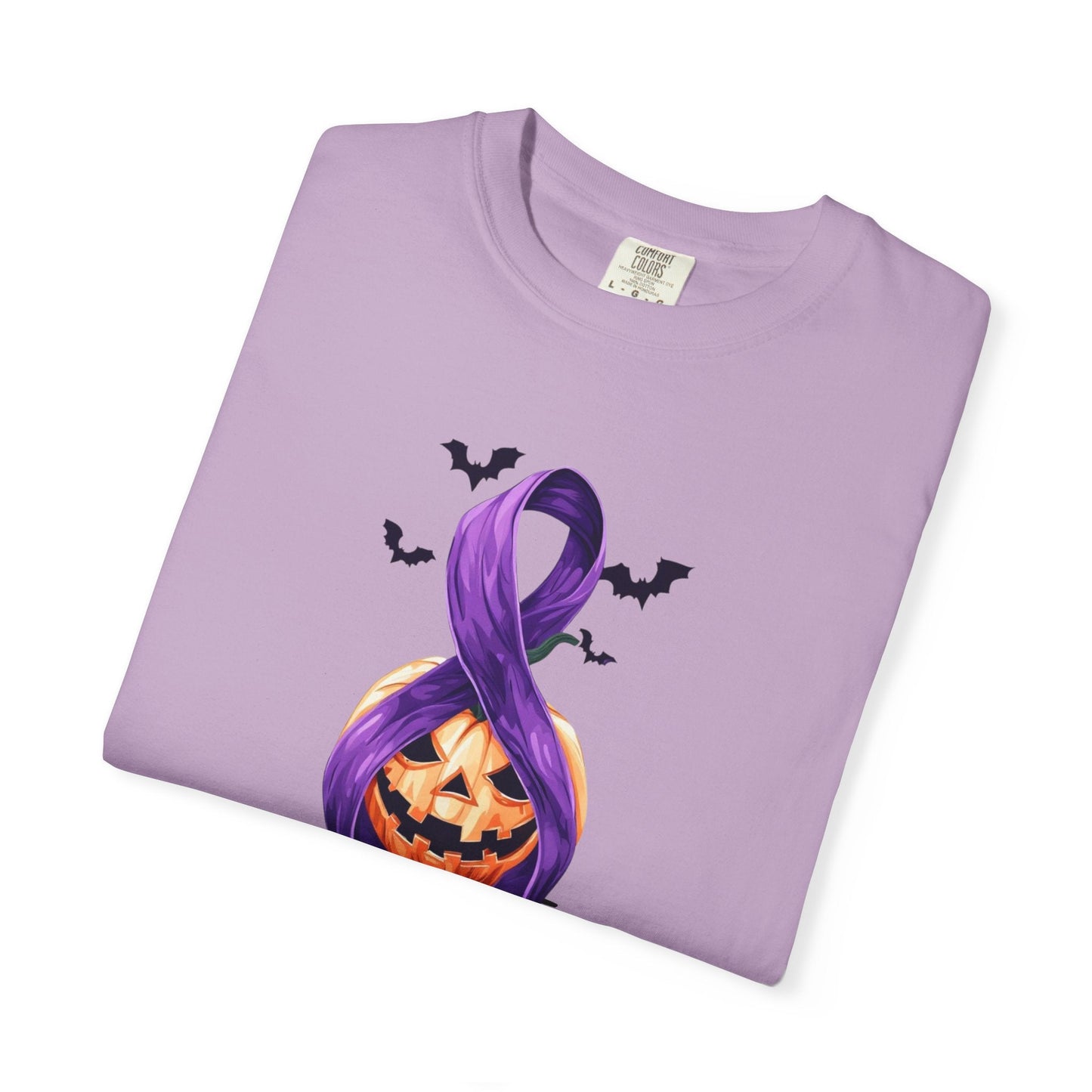 Spooky Season, Still Strong — Purple Ribbon Halloween Tee