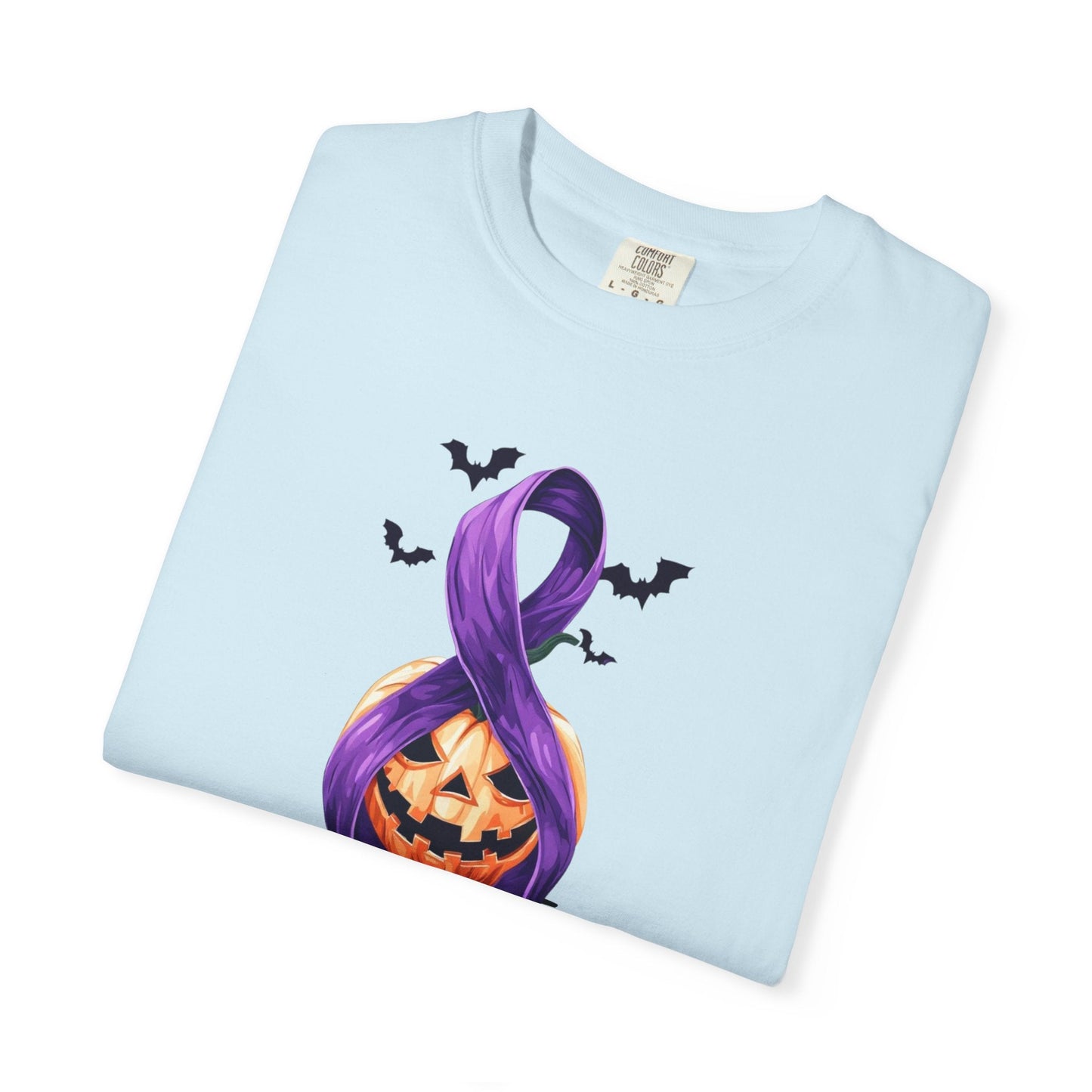 Spooky Season, Still Strong — Purple Ribbon Halloween Tee