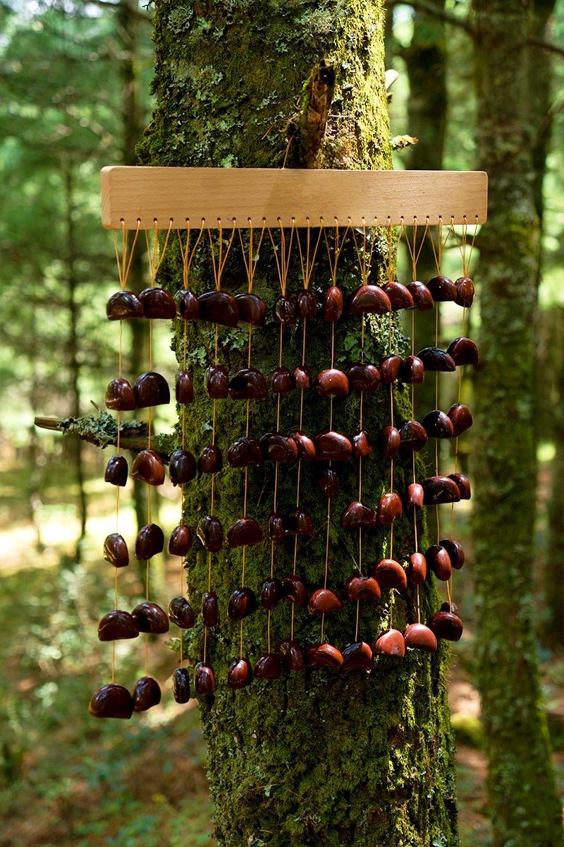 Handmade Juju Seed Shell Bar Chime