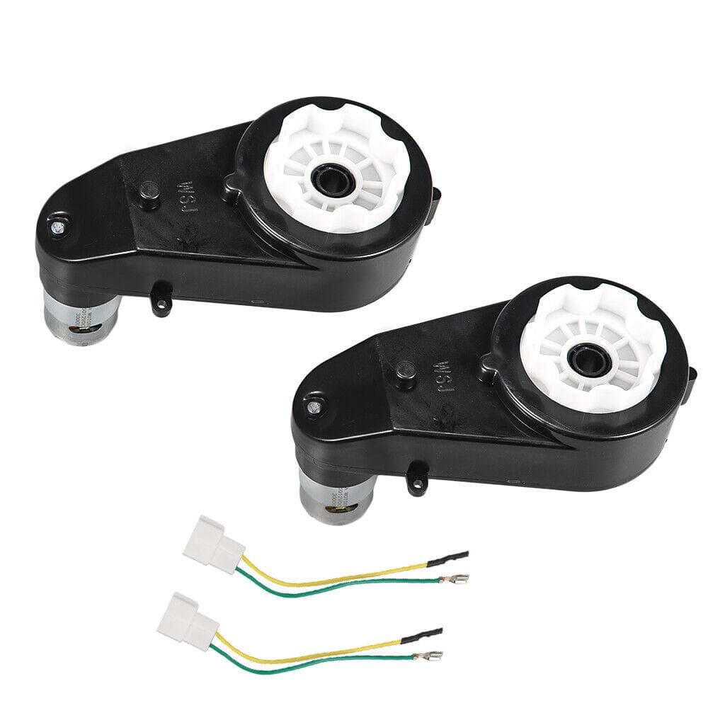 High-Speed 12V Electric Motor and Gear Box Combo for Kids' Power Wheels Ride On Toys