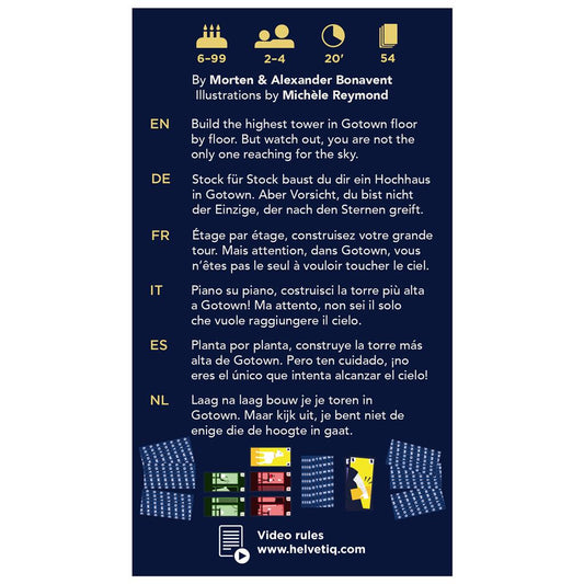 Go Town - A great back-stabbing card game for the whole family