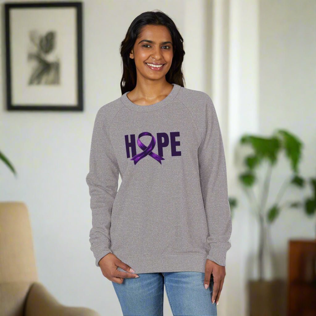 Hope Unisex French Terry Raglan Sweatshirt