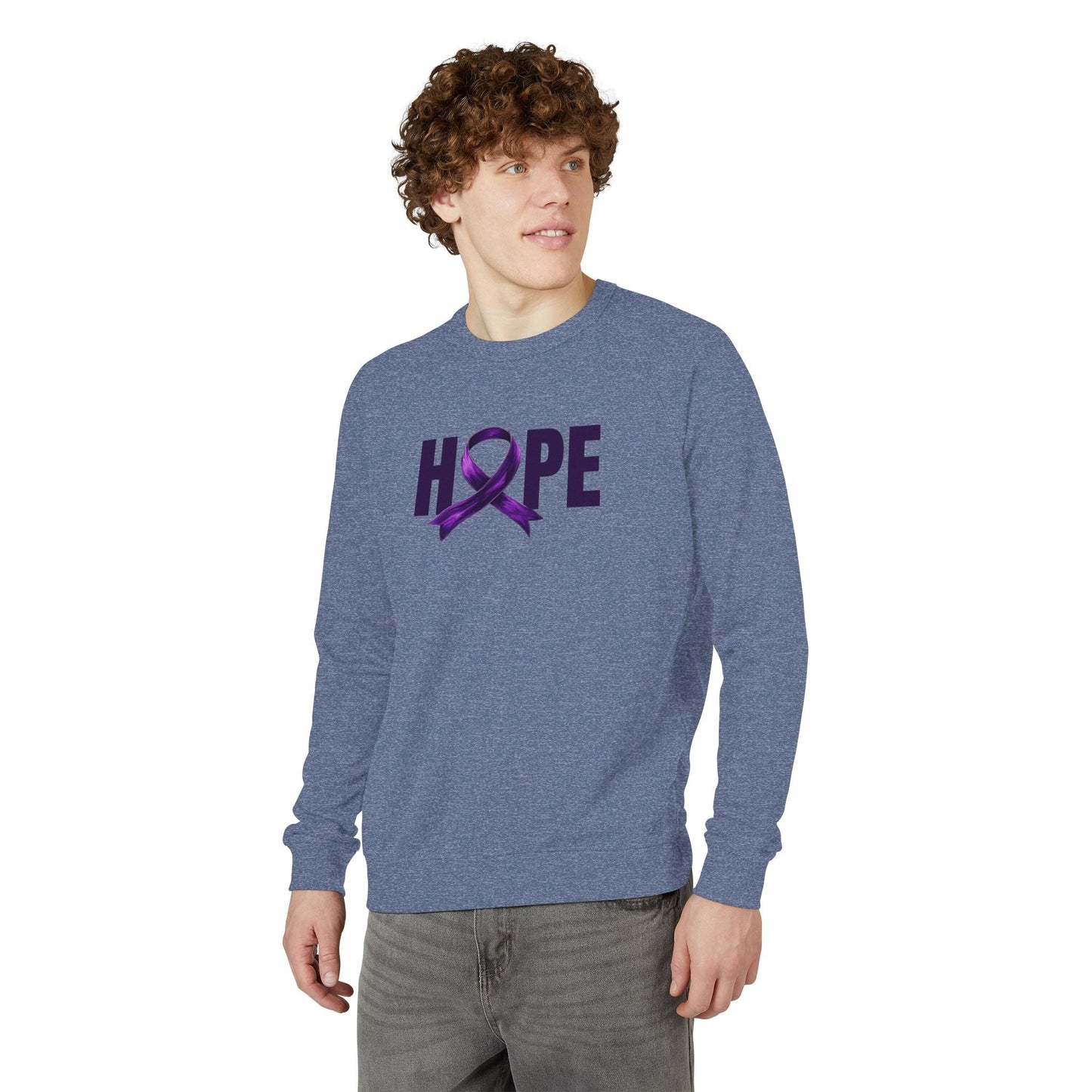 Hope Unisex French Terry Raglan Sweatshirt