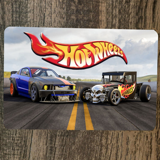 Hot Wheels Car Poster 8x12 Metal Wall Sign #13