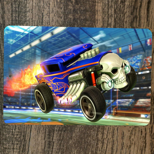 Hot Wheels Car Poster 8x12 Metal Wall Sign Bone Shaker