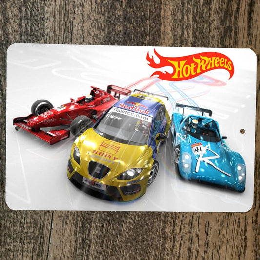 Hot Wheels Car Poster 8x12 Metal Wall Sign #2