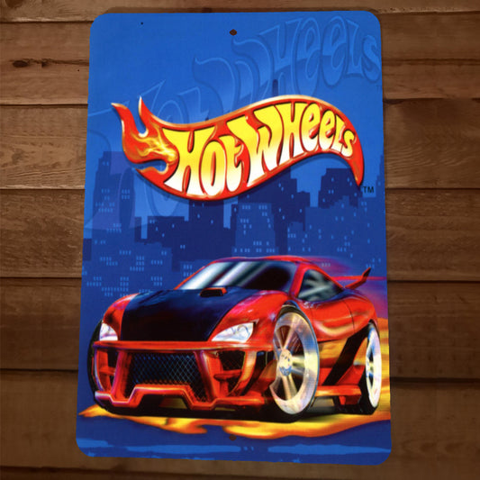 Hot Wheels Car Poster 8x12 Metal Wall Sign #5