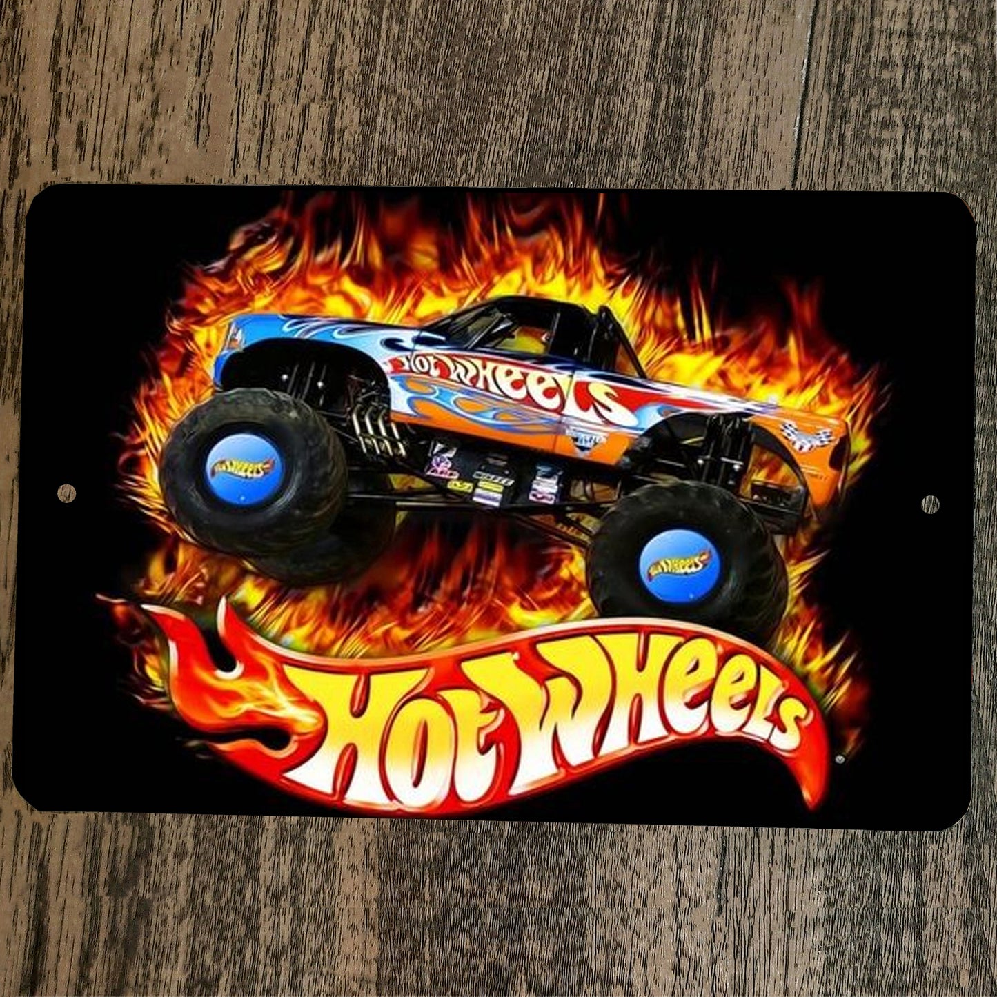 Hot Wheels Car Poster 8x12 Metal Wall Sign #9
