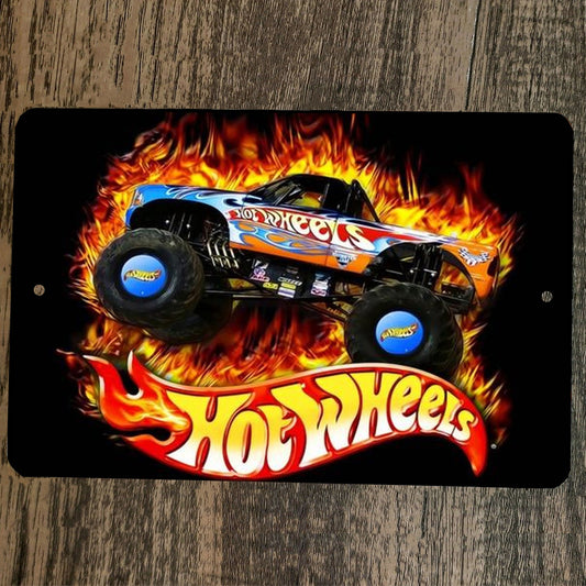 Hot Wheels Car Poster 8x12 Metal Wall Sign #9