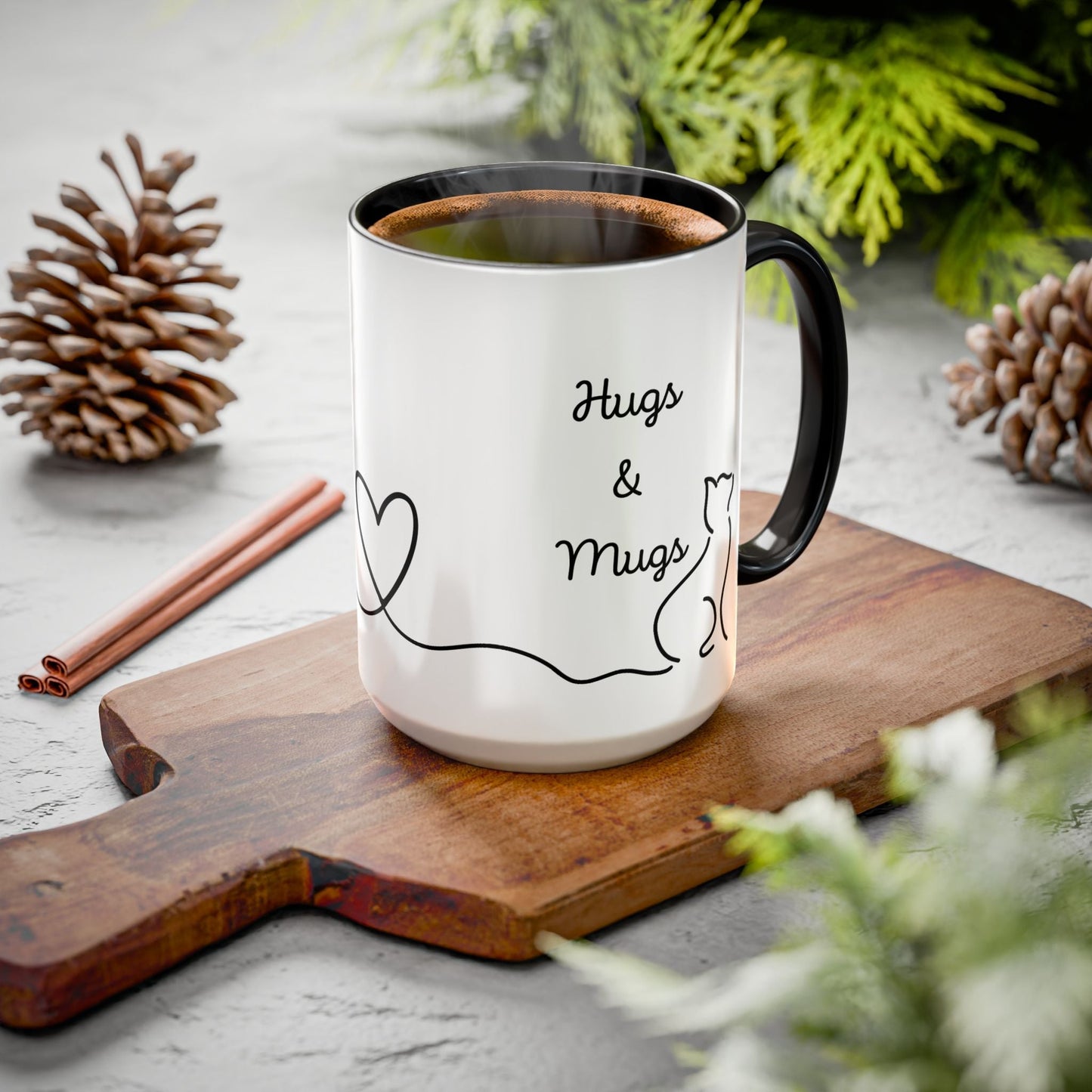 Hugs & Mugs Color Coffee Mug for a Colorful Coffee Experience
