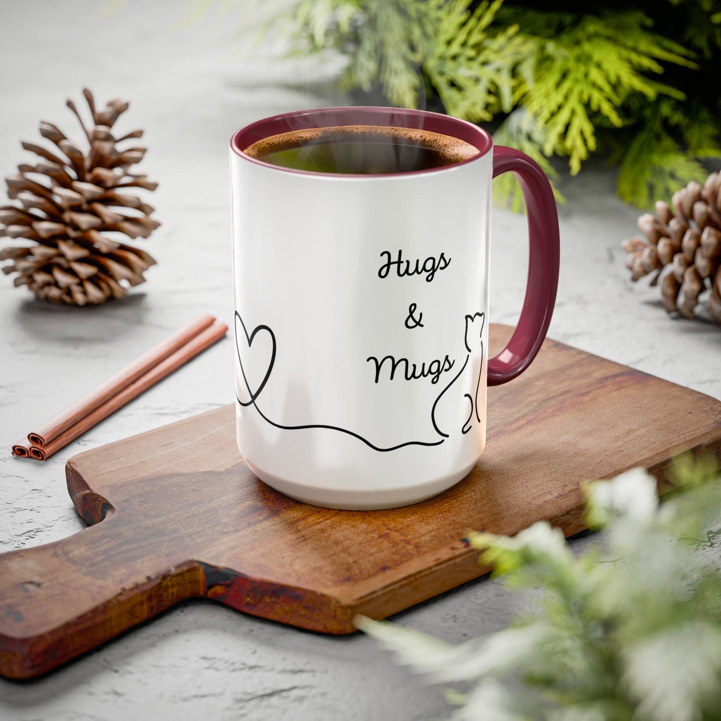Hugs & Mugs Color Coffee Mug for a Colorful Coffee Experience