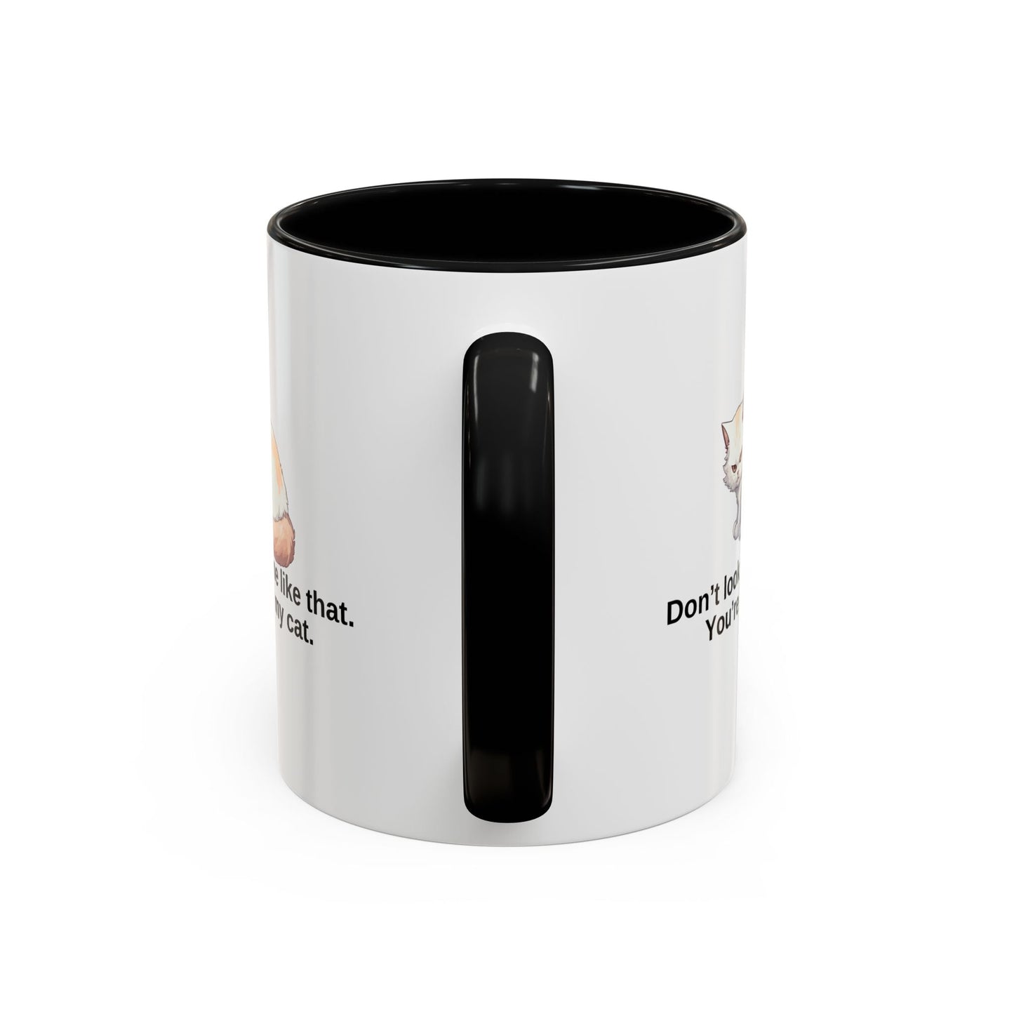 Humorous Cat Lover's Coffee Mug - 11/15oz Accent Mug
