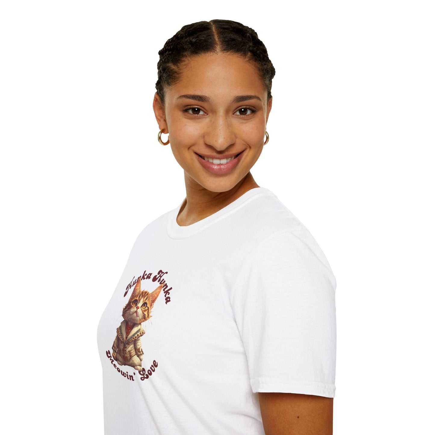 Hunka Hunka Meowin' Love Unisex Tee