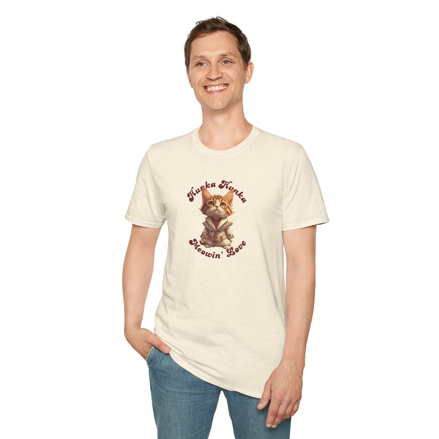 Hunka Hunka Meowin' Love Unisex Tee