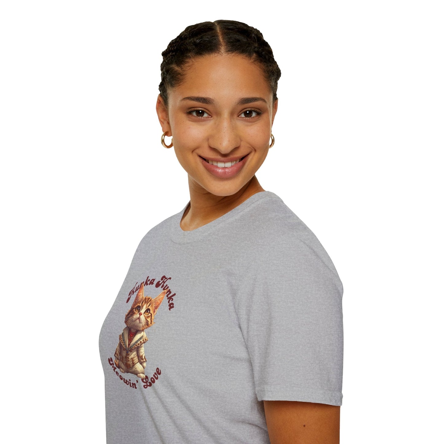 Hunka Hunka Meowin' Love Unisex Tee