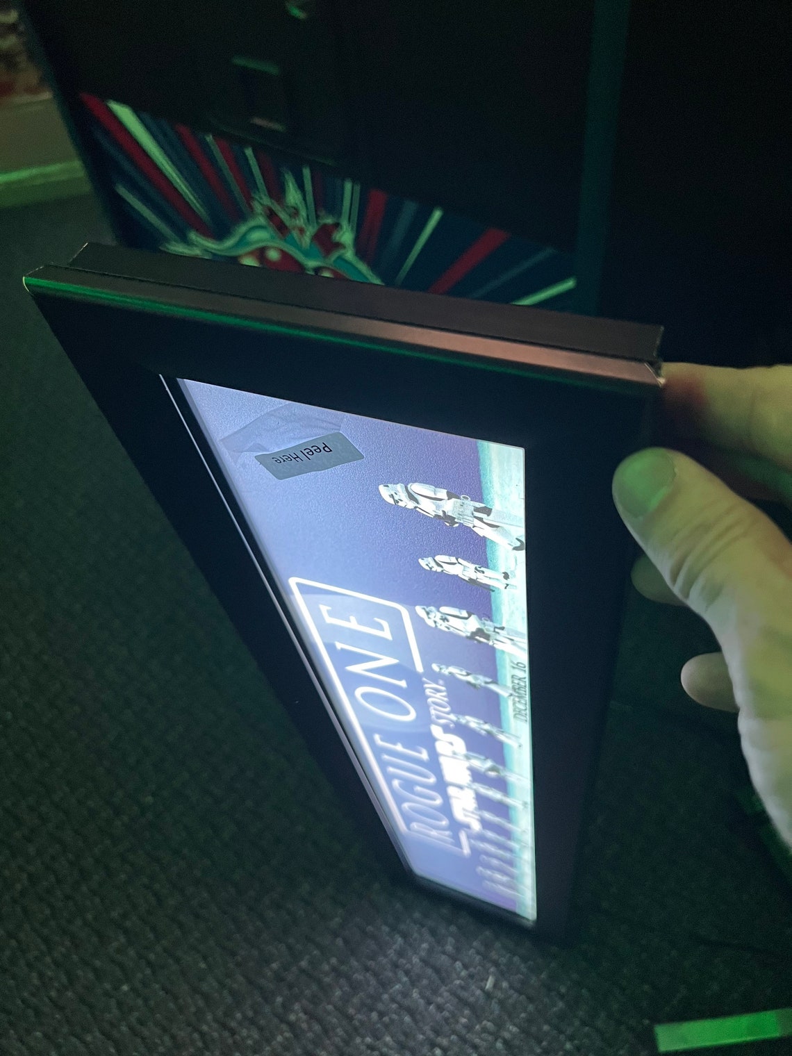 Mylar 5x25 Glowbox LED Light Box Poster Frame