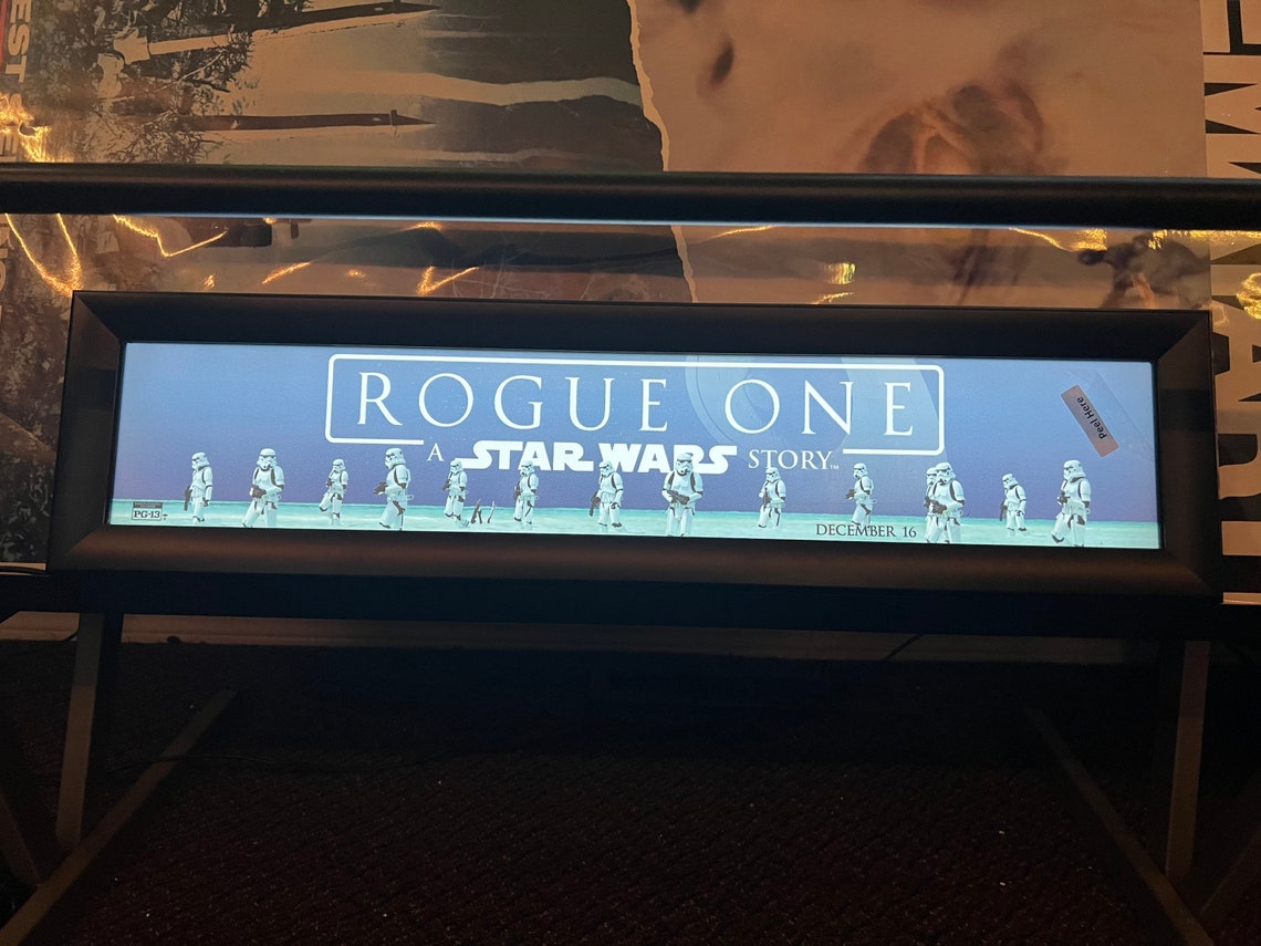 Mylar 5x25 Glowbox LED Light Box Poster Frame