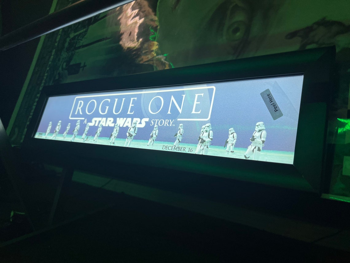 Mylar 5x25 Glowbox LED Light Box Poster Frame