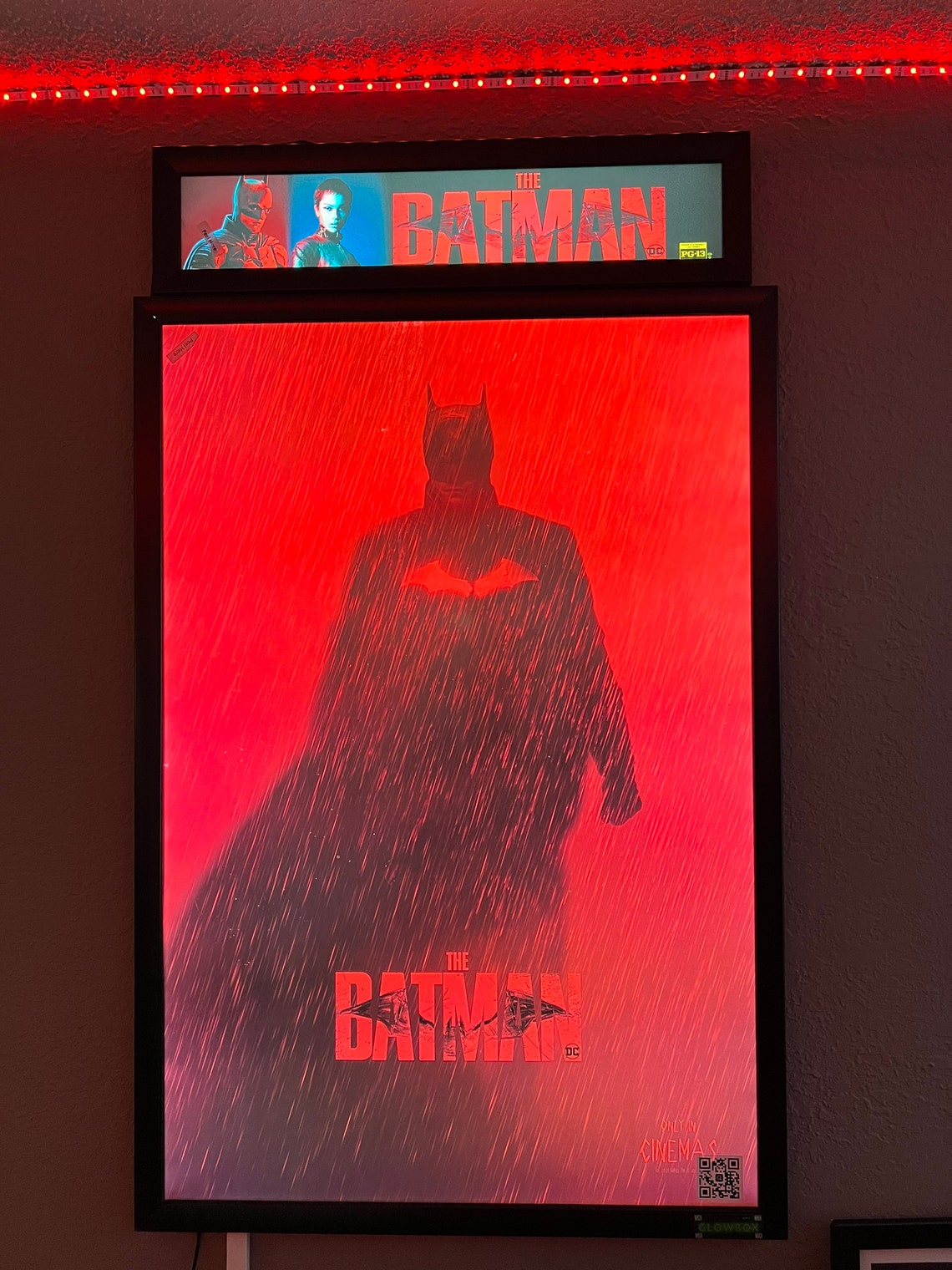 Mylar 5x25 Glowbox LED Light Box Poster Frame