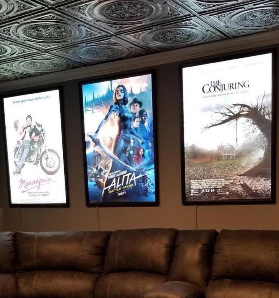 6-PACK Glowbox "World Famous" LED Poster Frames