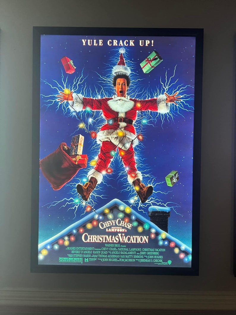 3-PACK Glowbox "World Famous" LED Poster Frames