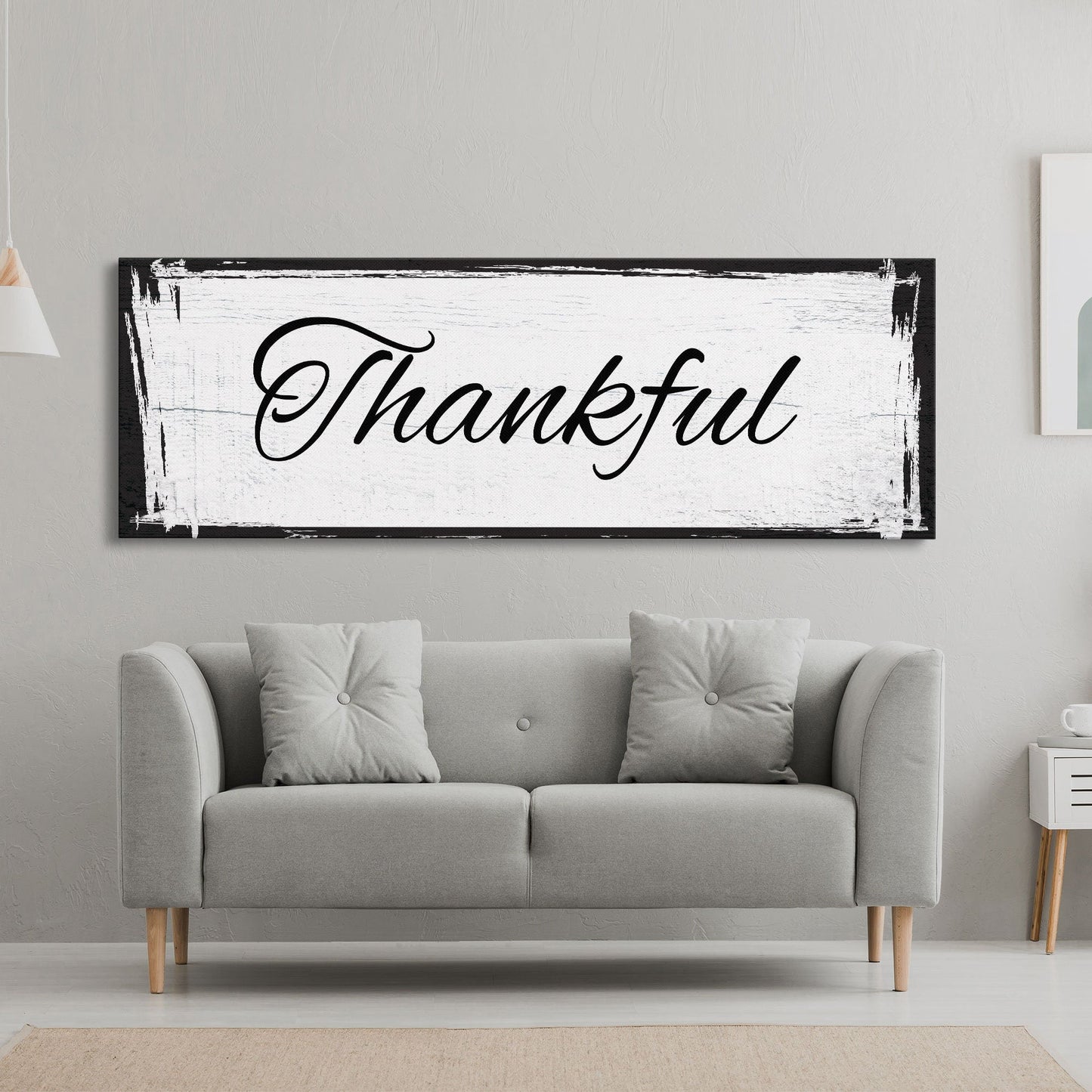 Thankful Canvas Sign, Thankful Sign on Wood, Thanksgiving Signs, Fall Signs, Thankful Wood Signs, Thanksgiving Decor, Framed Wood Signs
