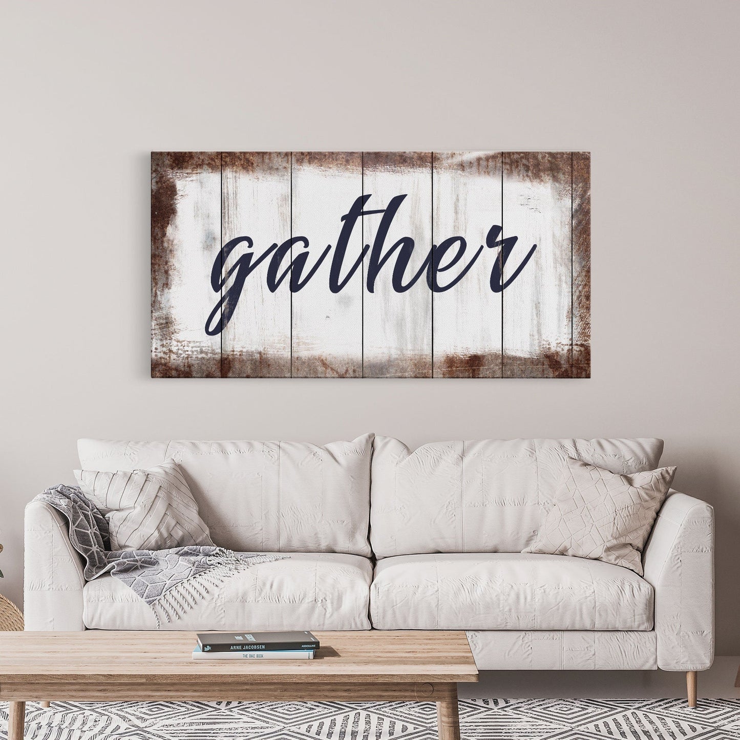Gather Canvas Sign, Gather Wood Sign, Dining Room Sign, Large Gather Sign, Fall Sign, Gather, Canvas And Wood Signs, Wooden Signs