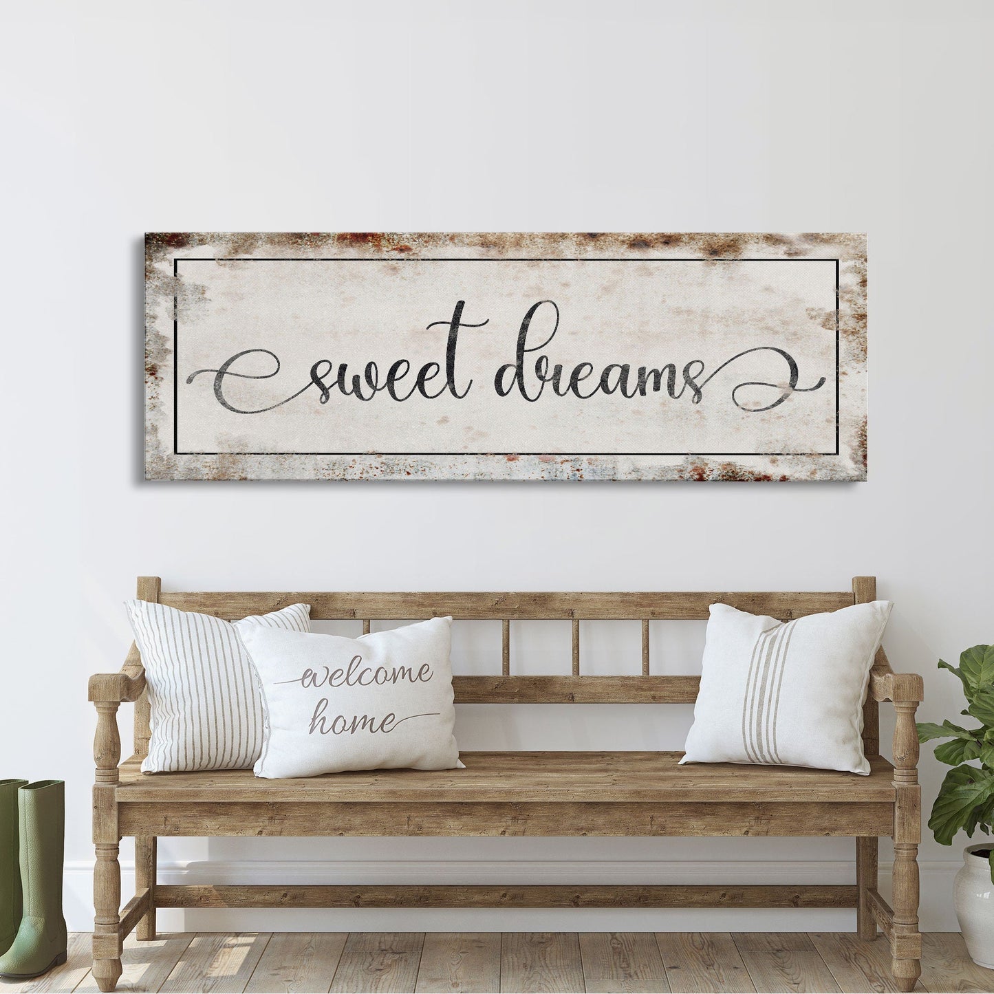 Sweet Dreams, Master bedroom sign for over bed, master bedroom wall decor, wall art for bedroom wall, sweet dreams canvas print, guest room