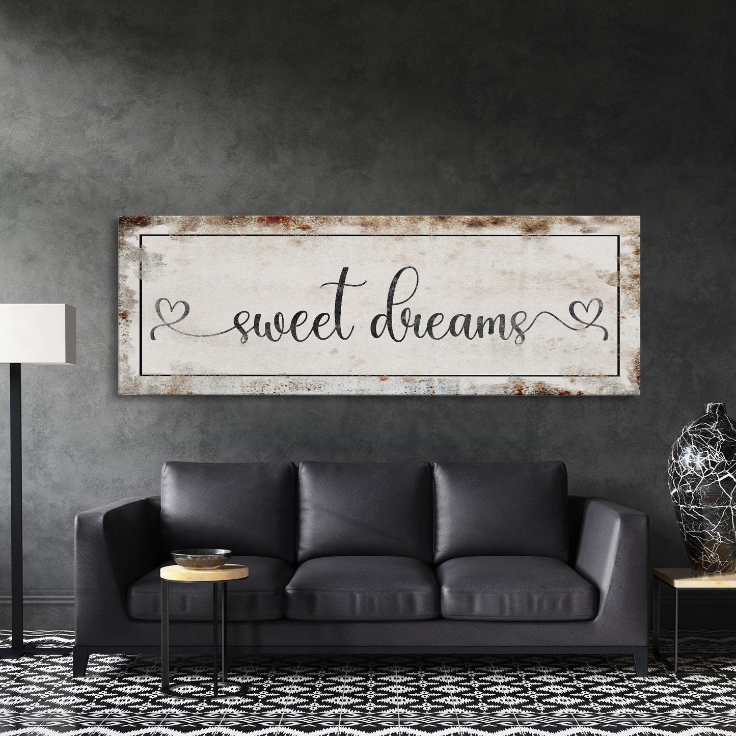 Sweet Dreams Canvas Sign, Master Bedroom Sign, Bedroom Wall Decor, Sign For Bedroom, distressed Canvas Sign, Sign Above Bed, Bedroom Art