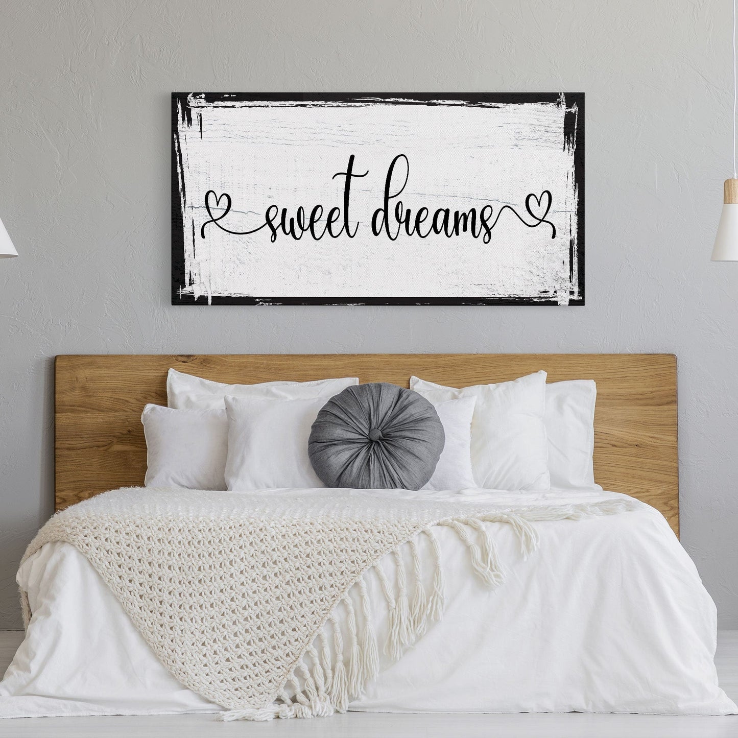 Master Bedroom Sign, Sweet Dreams Canvas Sign, Bedroom Wall Decor, Sign For Bedroom, distressed Canvas Sign, Sign Above Bed, Bedroom Art