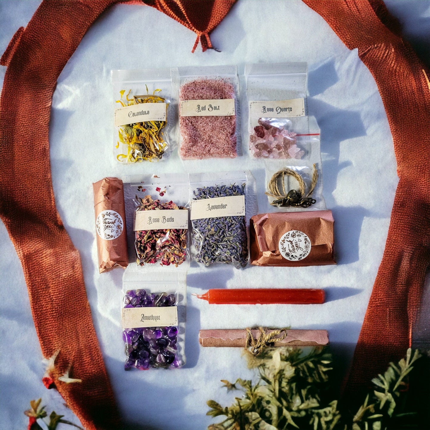 Self-Love and Confidence Spell Jar Kit - Witchcraft Talisman for Empowerment - Gift Set - Galentine Day