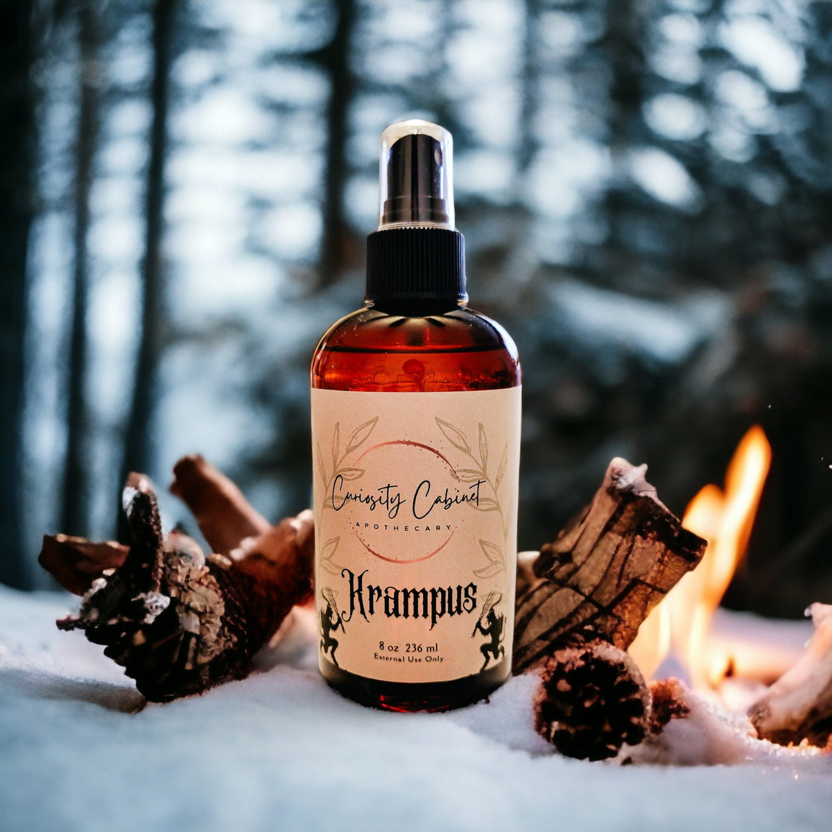 Krampus Room Spray: Yule Essential Oil Home Fragrance