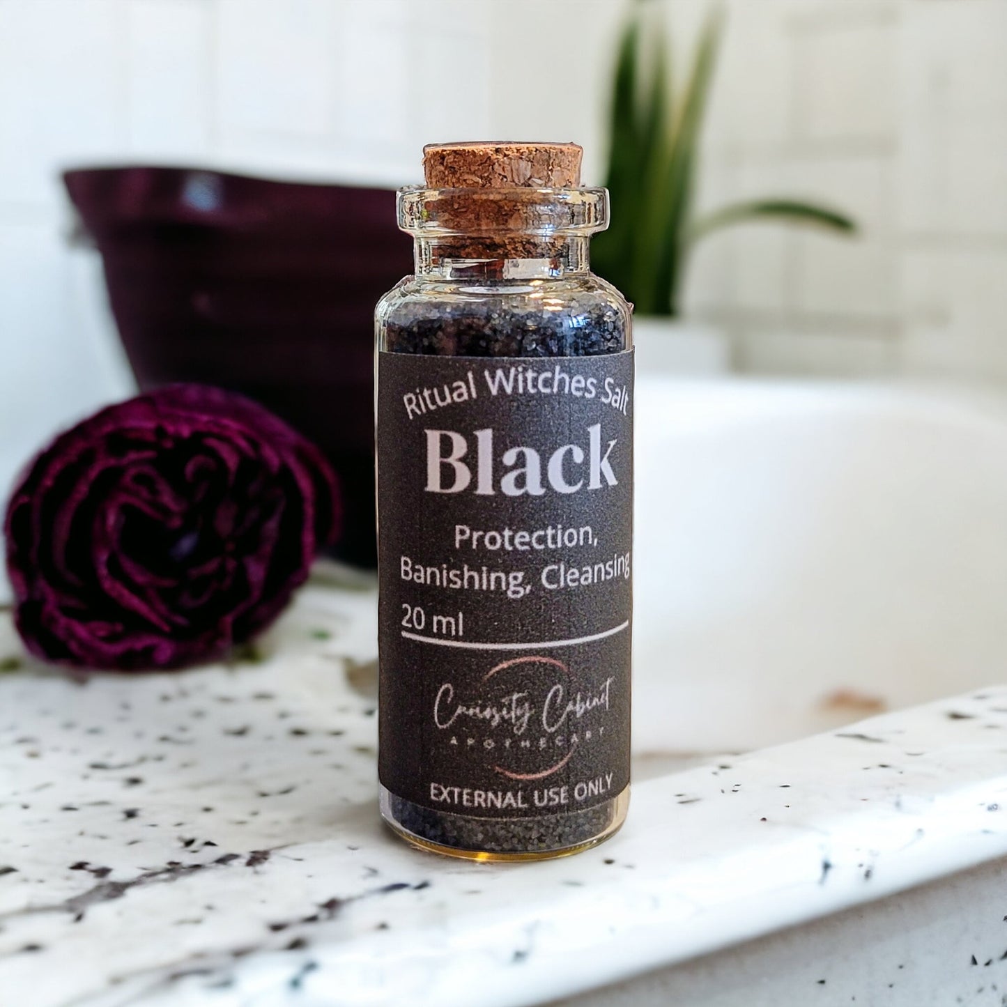 Witches Salt Altar Set: Ritual Magic, Protection, Healing