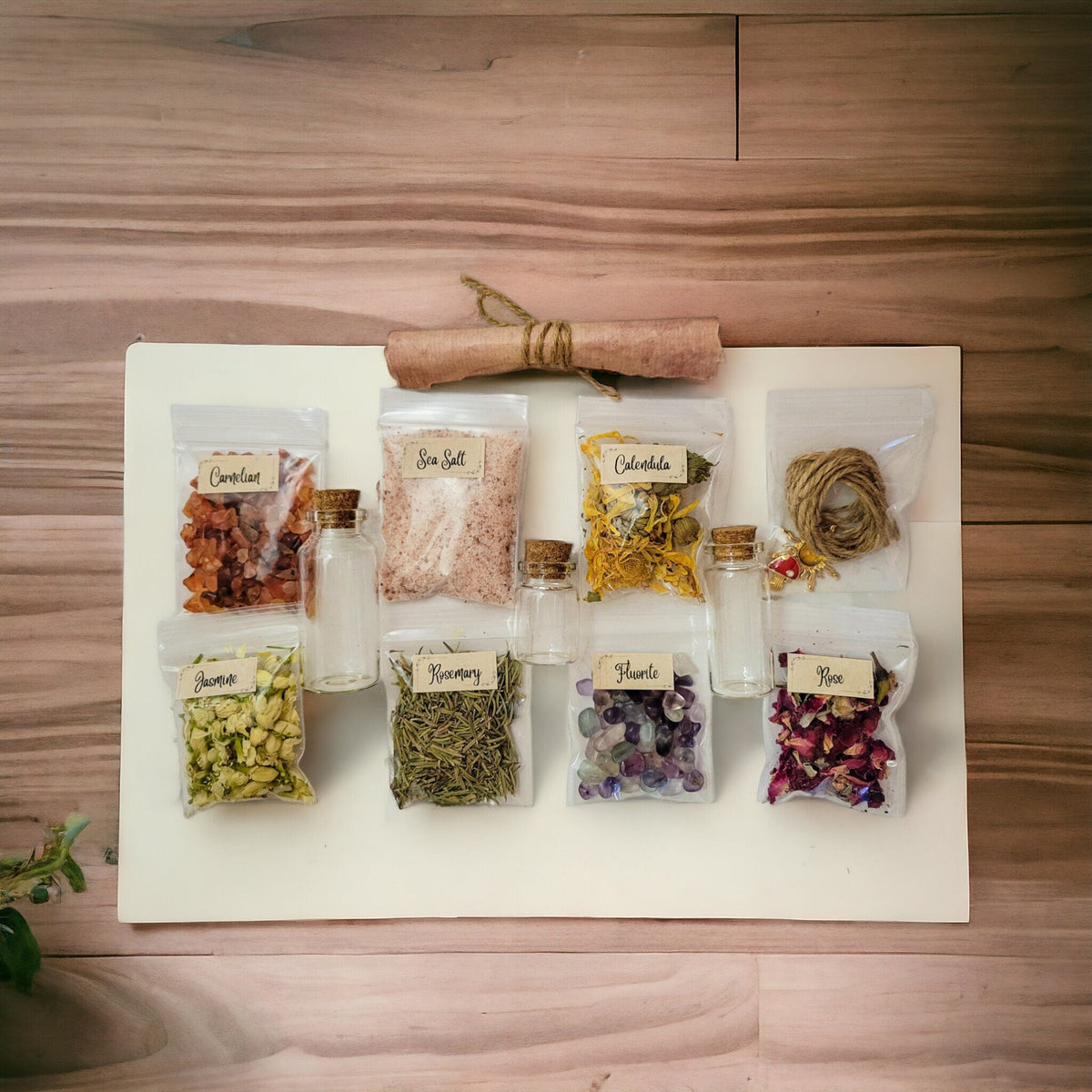 Beltane Spell Jar Kit: DIY Love & Abundance Magic, Beginner Witchcraft