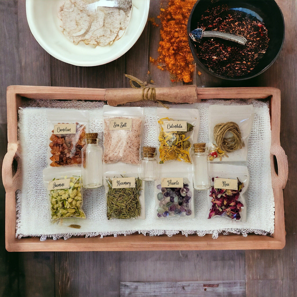 Beltane Spell Jar Kit: DIY Love & Abundance Magic, Beginner Witchcraft