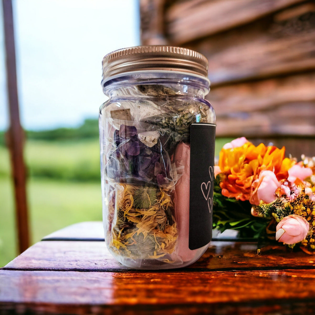 Self-Love and Confidence Spell Jar Kit - Witchcraft Talisman for Empowerment - Gift Set - Galentine Day