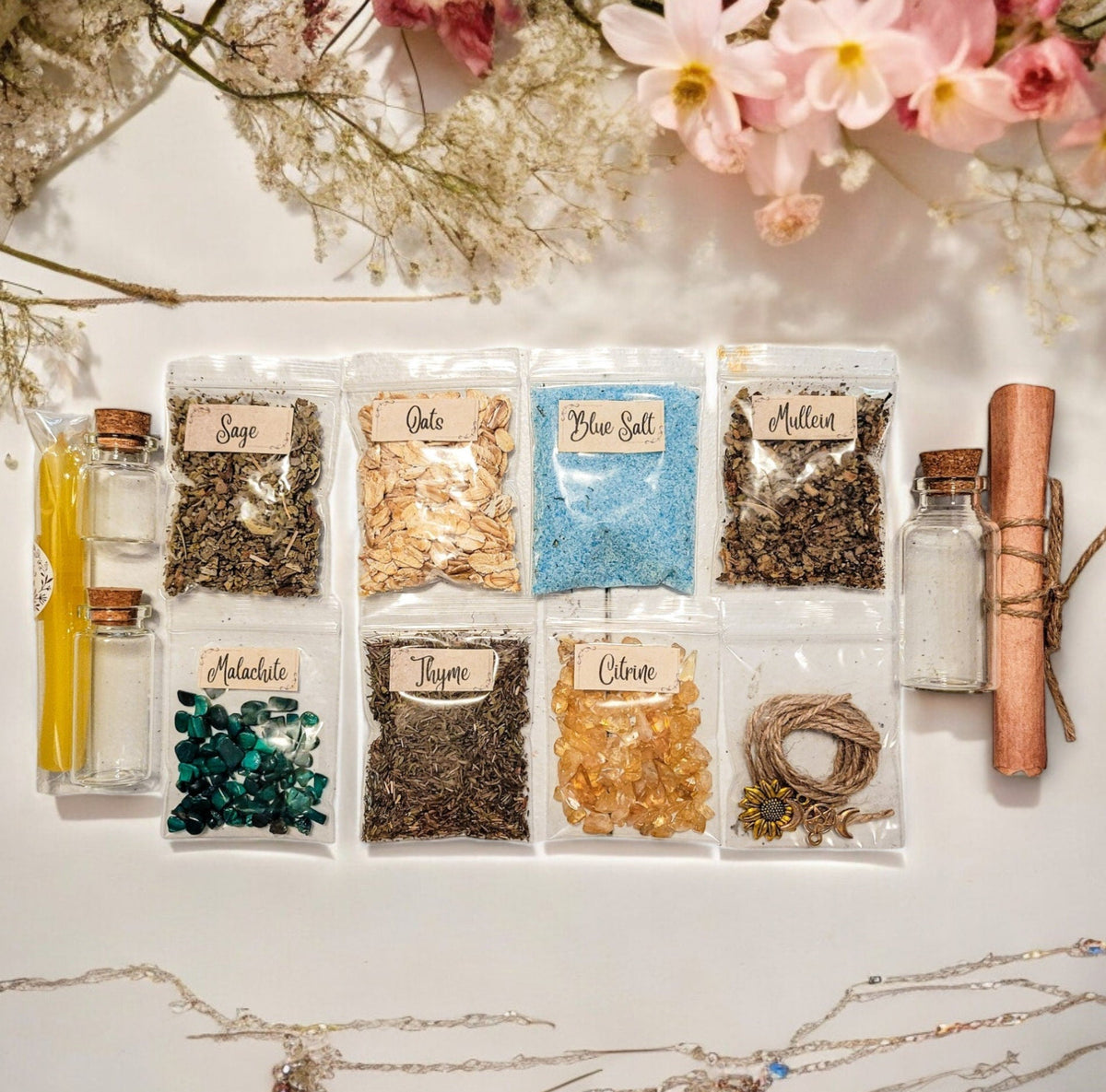 Lammas Spell Jar Kit: Abundance & Prosperity DIY (3 Jars)