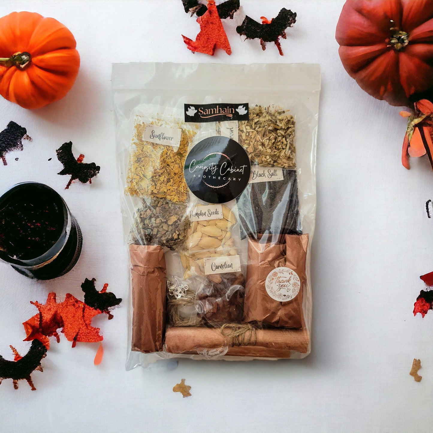 Samhain Spell Jar Kit: Protection & Ancestral Honor