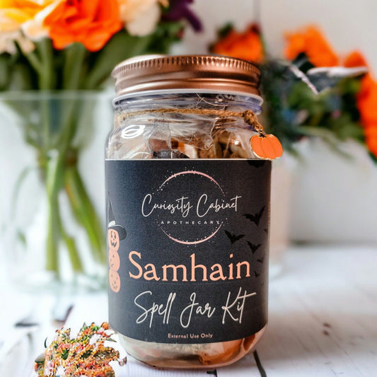 Samhain Spell Jar Kit: Protection & Ancestral Honor
