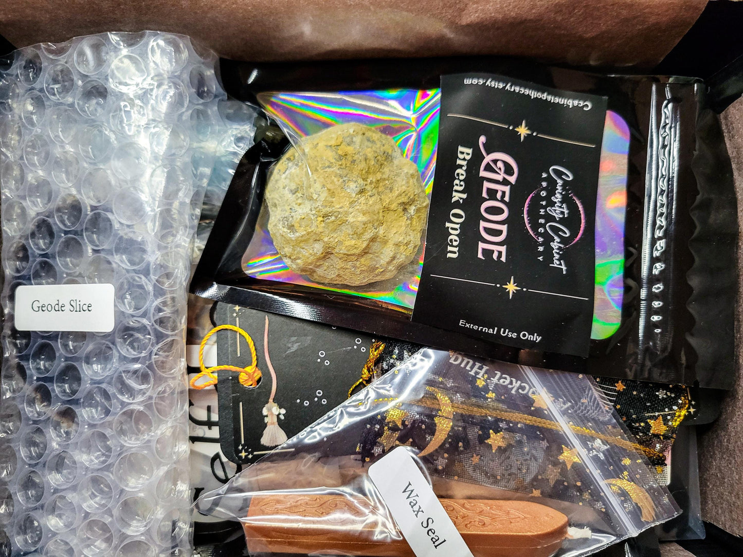 Large Witchcraft Mystery Box Gift Set - Surprise Witchcraft DIY Occult - Blind Date with a Witch - Feminine Witchy Gifts - Boo Basket