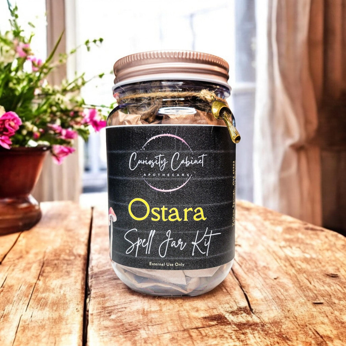 Ostara Spell Jar Kit | Spring Equinox | DIY Witchcraft | Pagan Rituals Altar Tools and Supplies